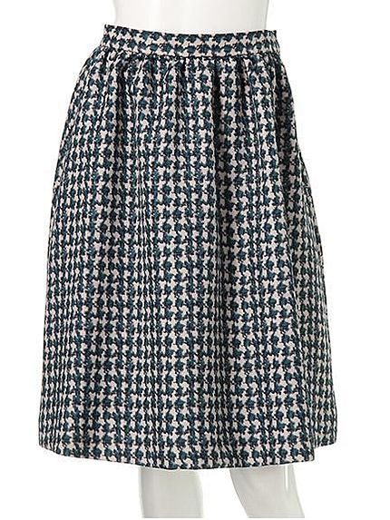 千鳥柄スカート