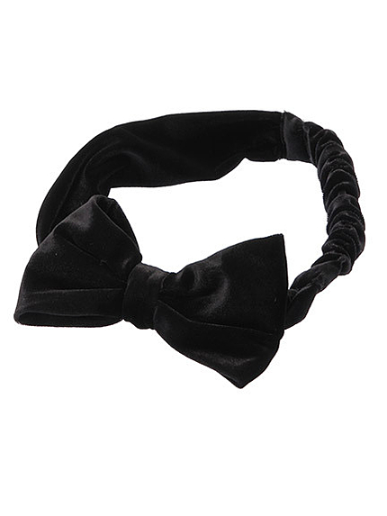 14.AW　ベロアリボンヘアバンド