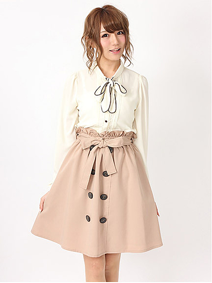 14.AW 　トレンチミディー丈スカート