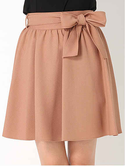 ハイウエストリボンスカート