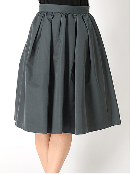 ウエストベルトフレアスカート