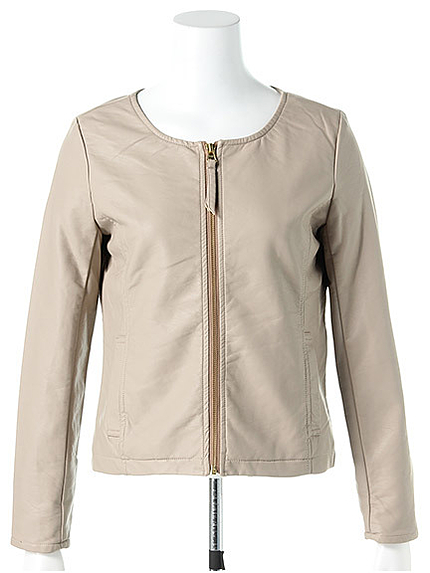 フェイクレザージャケット