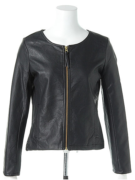 フェイクレザージャケット