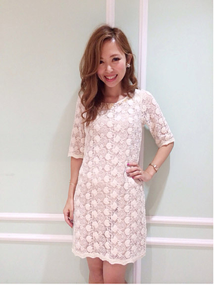 アンティークレースワンピ