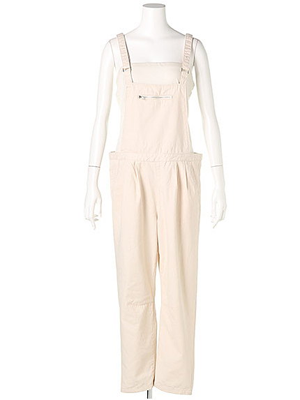 デザインZIPサロペットパンツ