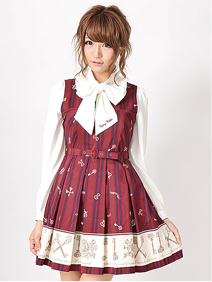 14.AW レジメン鍵パネルジャンパースカート