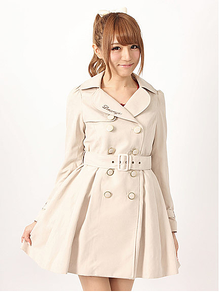 14.AW BACKハート開きトレンチコート