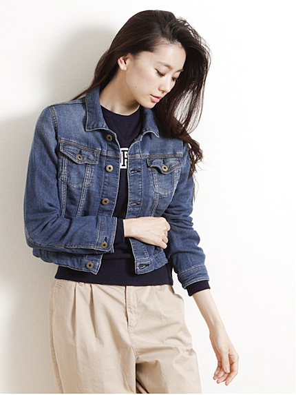 ニットデニムGジャン