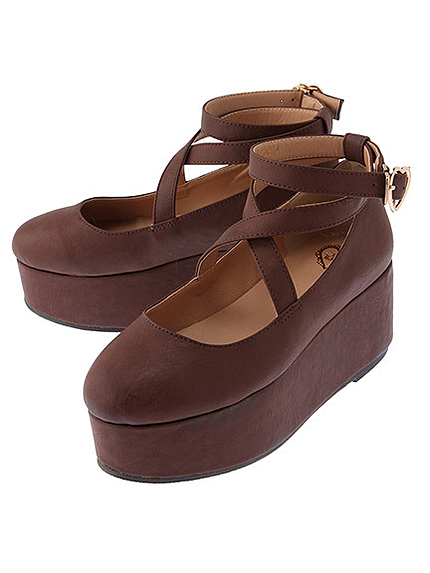 14.AW  クロスストラップパンプス