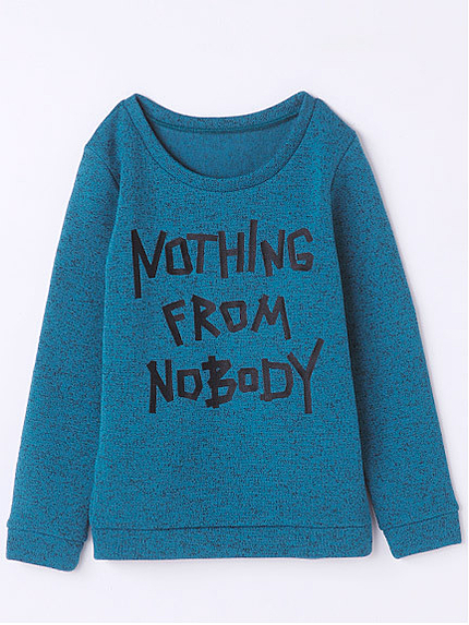 【CECIL BOOK掲載】ロゴ刺繍裏起毛トレーナー