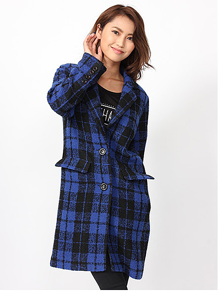 【CECIL BOOK掲載】BIGチェックコート