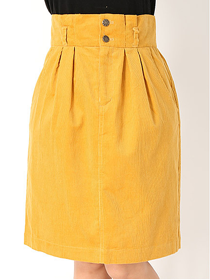 コーデュロイタックスカート