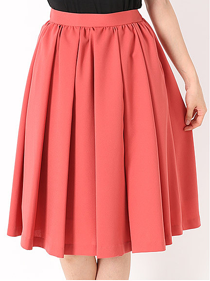 カラーミモレスカート