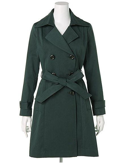 ウエストリボントレンチコート