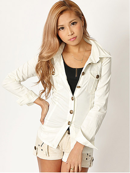 14.AW  バックスピンドル刺繍シャツ