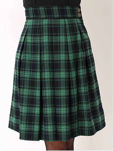 【CECIL BOOK掲載】パイピングチェックスカート