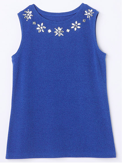 【CECIL BOOK掲載】ビジューフラワーノースリトップス