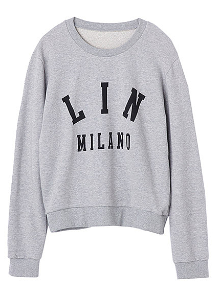 【CECIL BOOK掲載】LINロゴスウェット