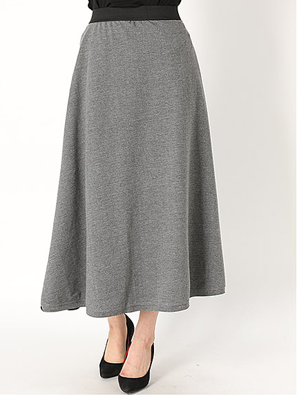 リバーシブル裏毛マキシスカート