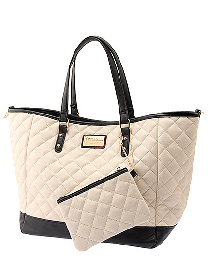 【CECIL PRESS掲載】ポーチ付きキルティングトート