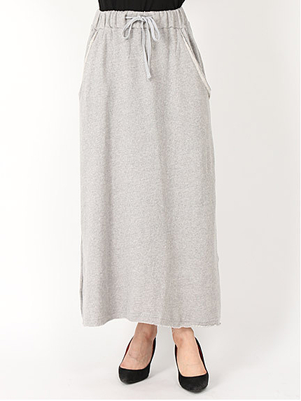 裏毛イージーロングスカート
