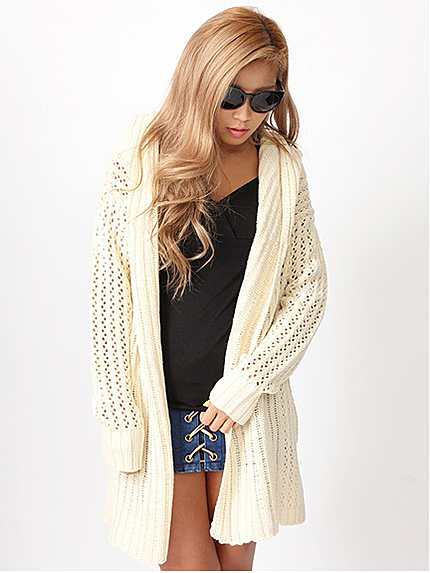 14.AW ケーブルニットカーディガン