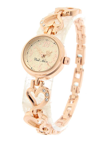 オープンハートメタルウォッチ