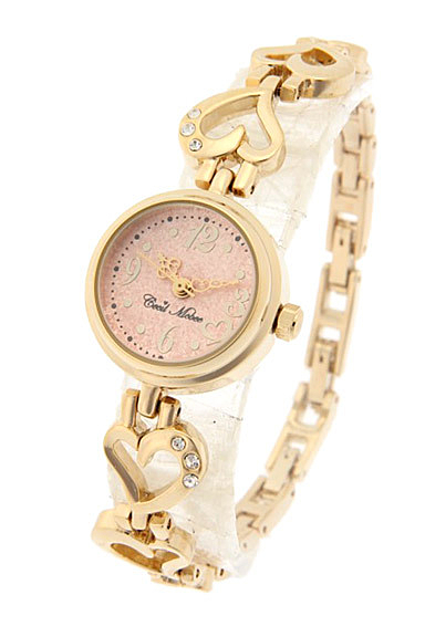 オープンハートメタルウォッチ