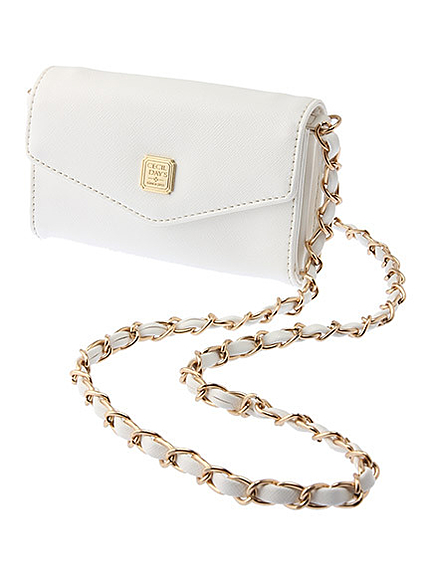 チェーンショルダーミニバッグ