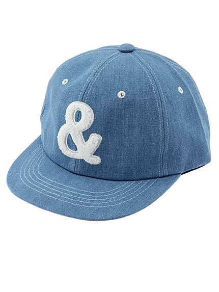 ワッペンデニムキャップ