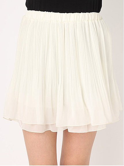 シフォンプリーツショーパン