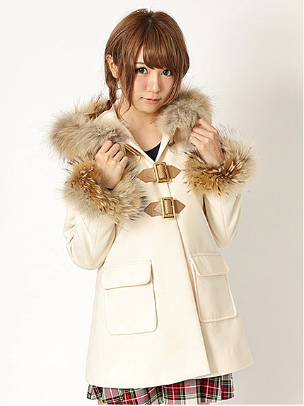 14.AW　ラクーンファーダッフルコート