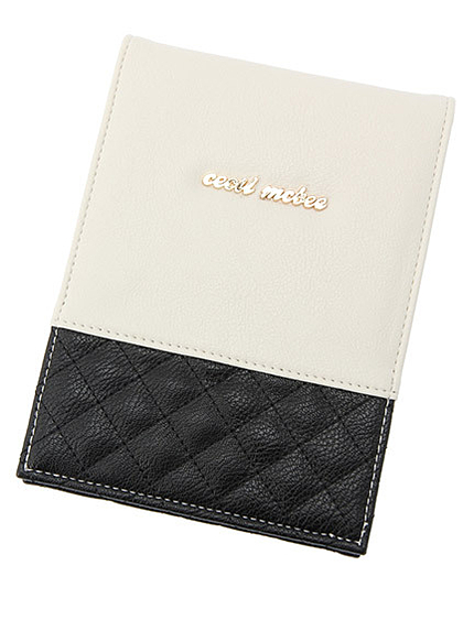 キルティング配色ミラー