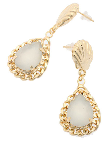 カラードロップシェルピアス