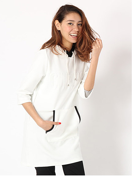 ロゴパーカチュニック