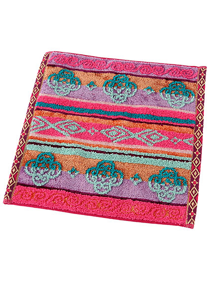 ボーダータオルハンカチ