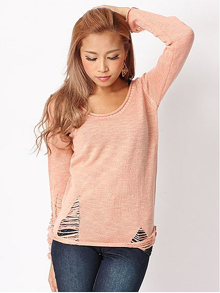 14.AW ブロークンニットプルオーバー