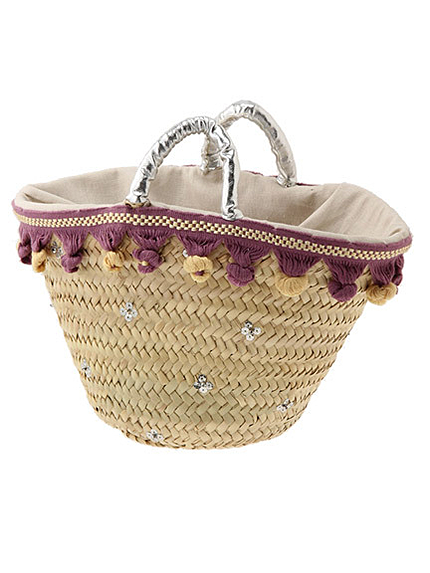 タッセル巾着カゴBAG