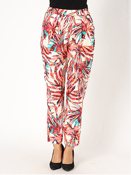 エスニックプリントパンツ