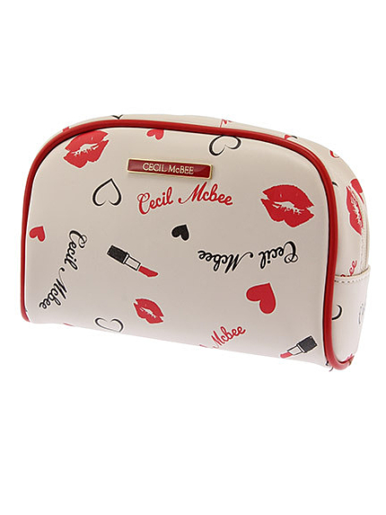 ピンナップ柄ポーチ