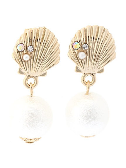 カラーパールシェルピアス