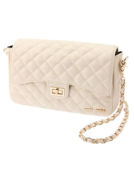 キルティングチェーンバッグ