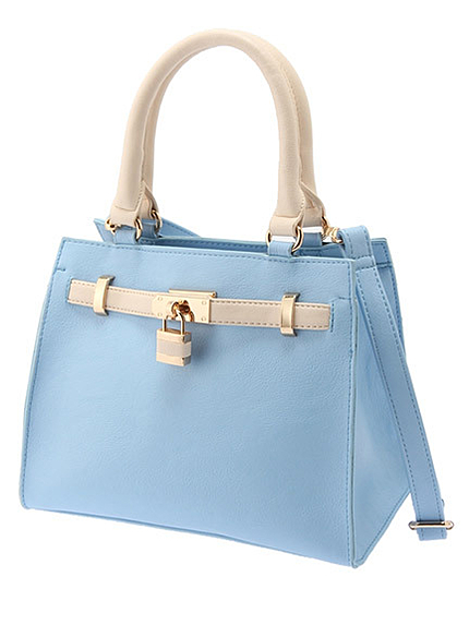 バイカラーミニバッグ