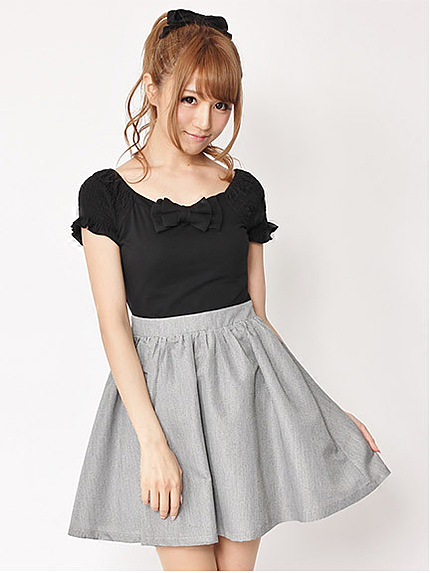 14 AW. グレンチェックドッキングワンピース