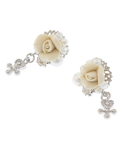 ローズビジューピアス