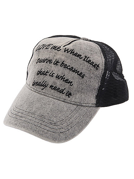 ハーフメッシュキャップ