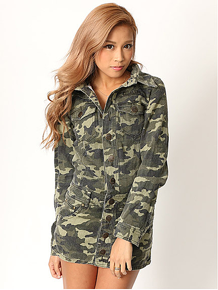 14.ＡＷ　迷彩オールインワン