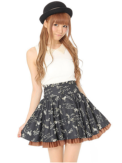 14.AW　ヴィンテージレターハイウエストスカート