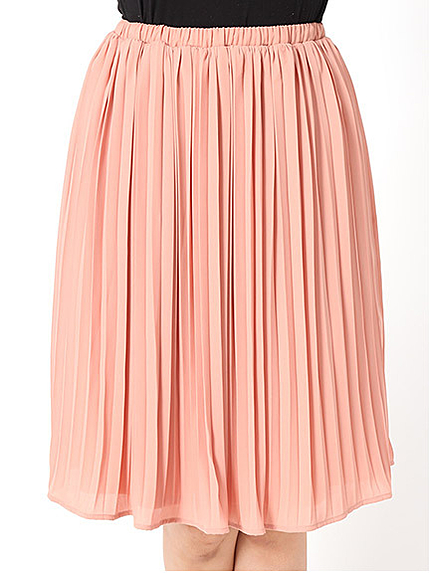 15.SS シフォンプリーツミディ丈スカート