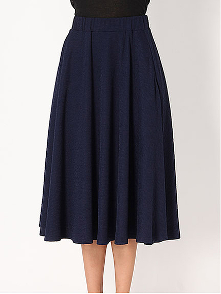 ロングフレアスカート